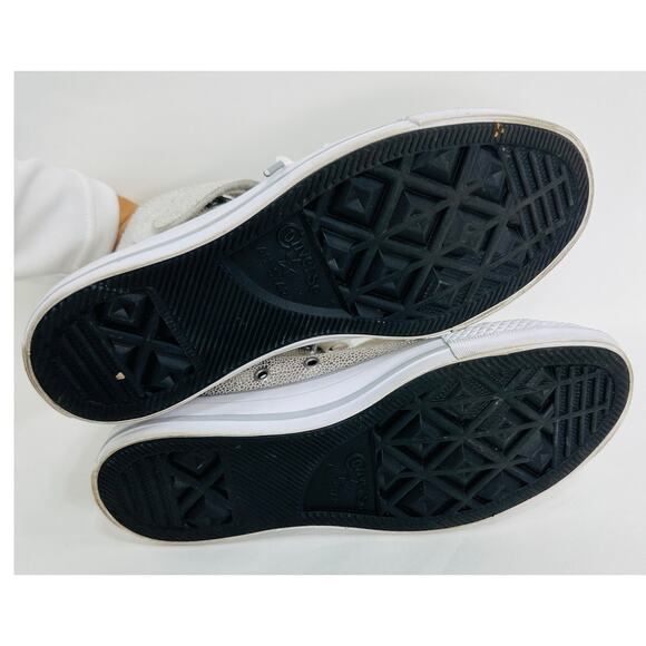 Converse Chuck Taylor All Star Brea High Top Sneakers Silver Size 7 - Picture 10 of 11